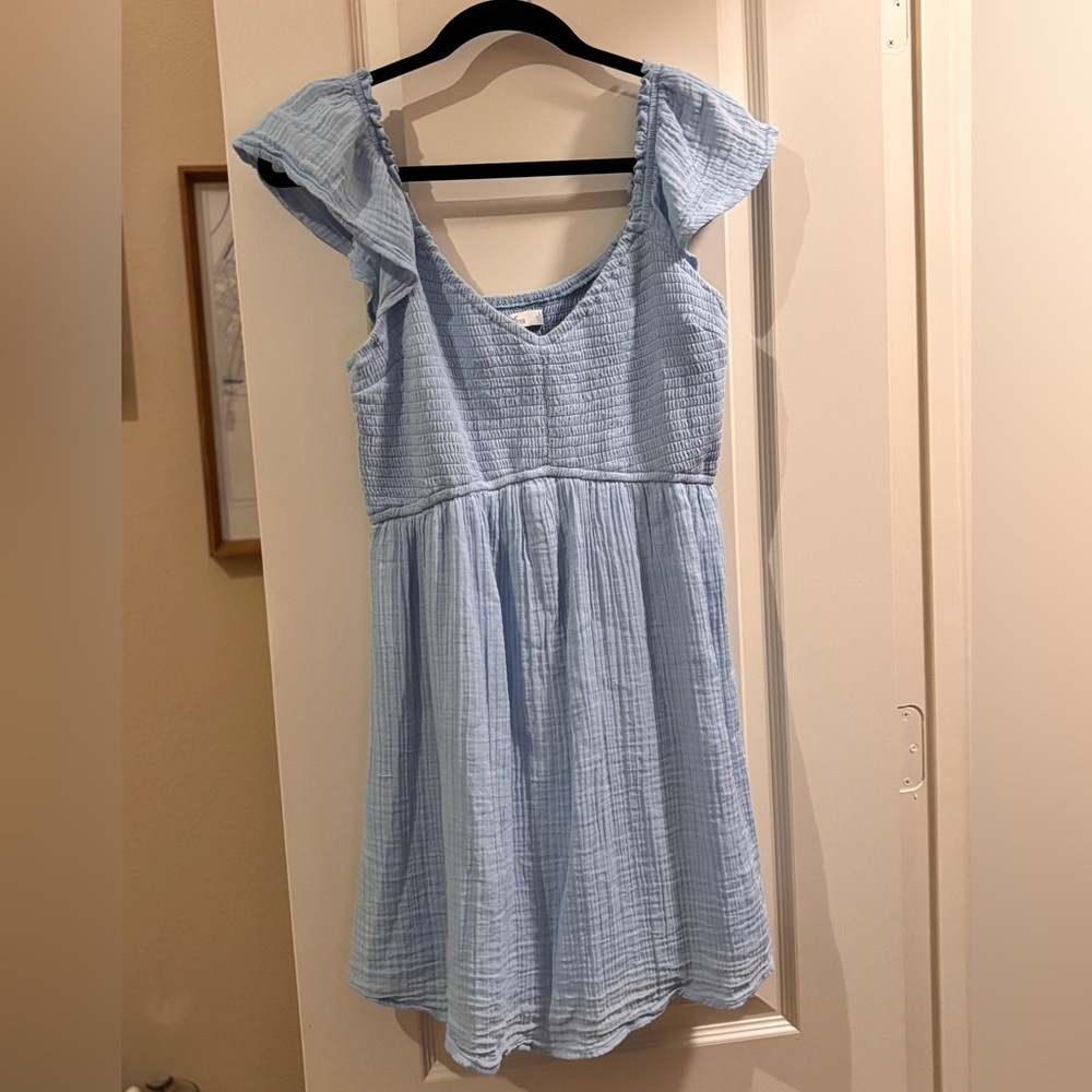 Hollister Blue Casual Dress